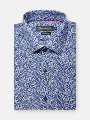 Blue Abstract Printed Shirt