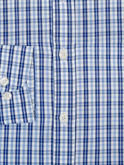 Blue & White Gingham Button Down Shirt