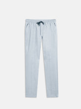 Ash Blue Linen Blended Casual Pajama - Women