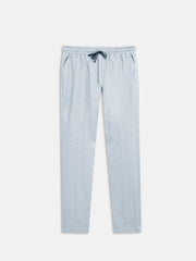 Ash Blue Linen Blended Casual Pajama - Women