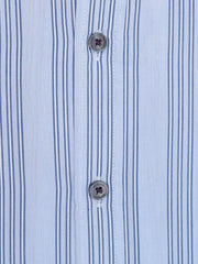 Blue & White Striped Button Down Shirt