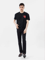 Black Over-Sized Printed T-Shirt