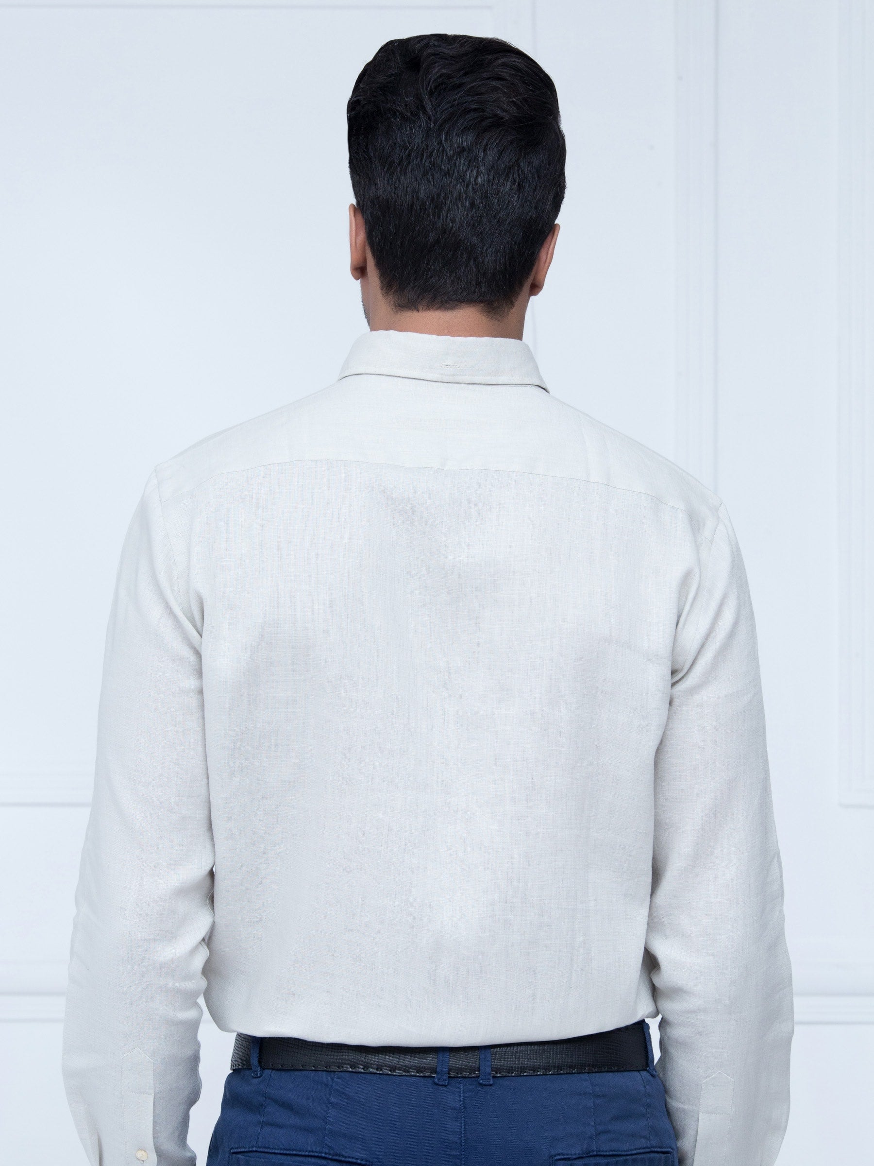 Beige Linen Shirt