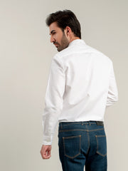 Basic White Button Down Shirt