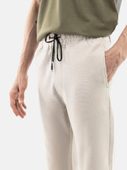 Beige Structured Knitted Pajama