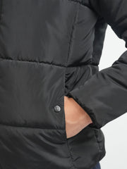 Black Quilted Puffer Jacket