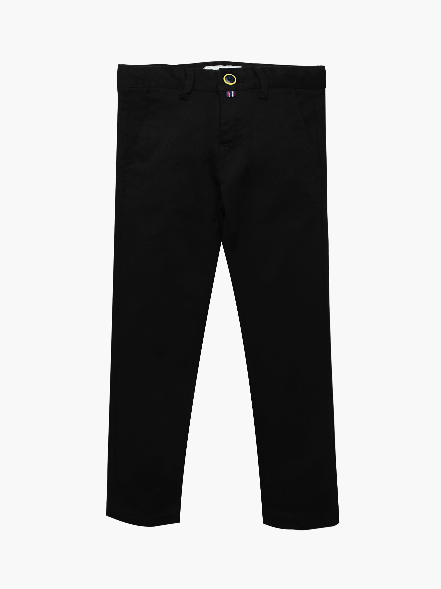 Black Twill Casual Trouser