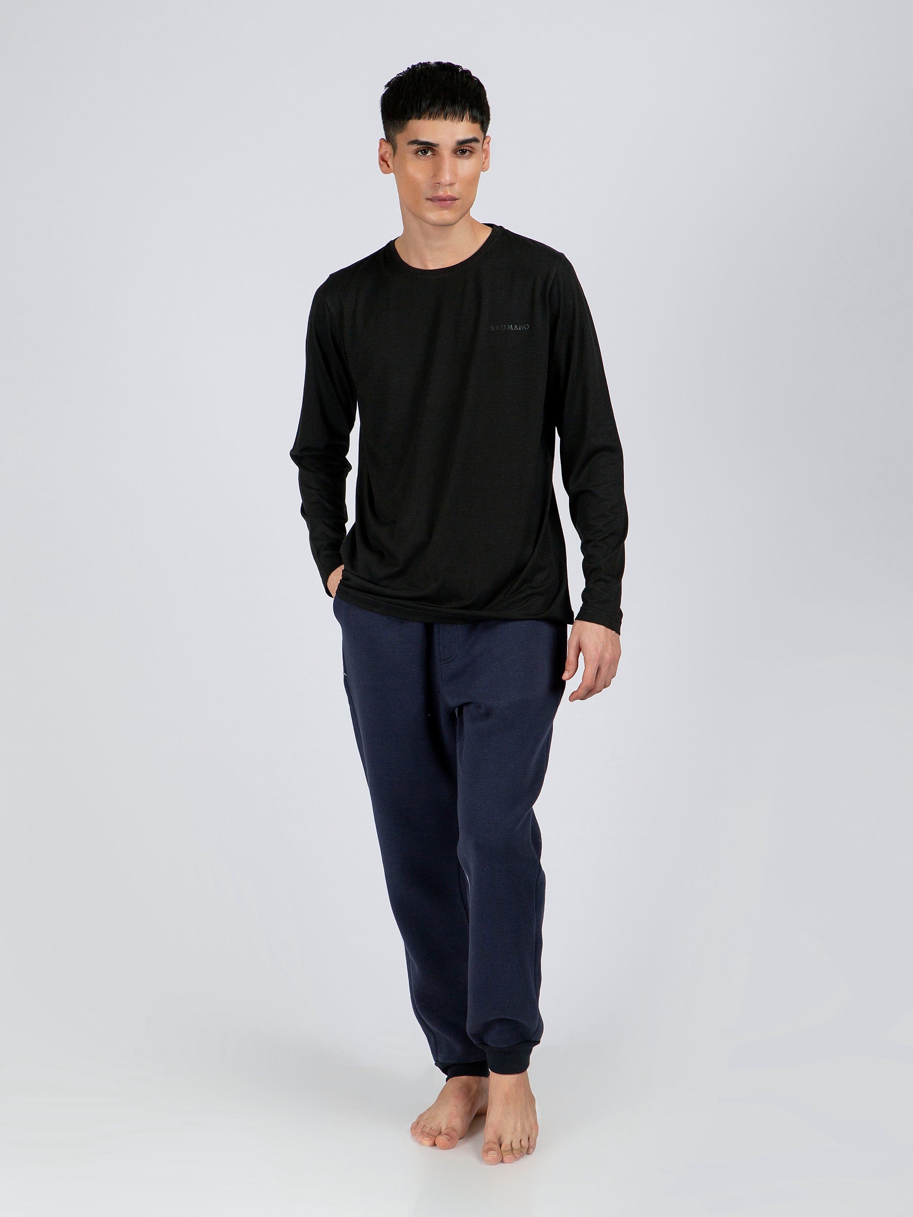 Black Super Soft Long Sleeve T-Shirt