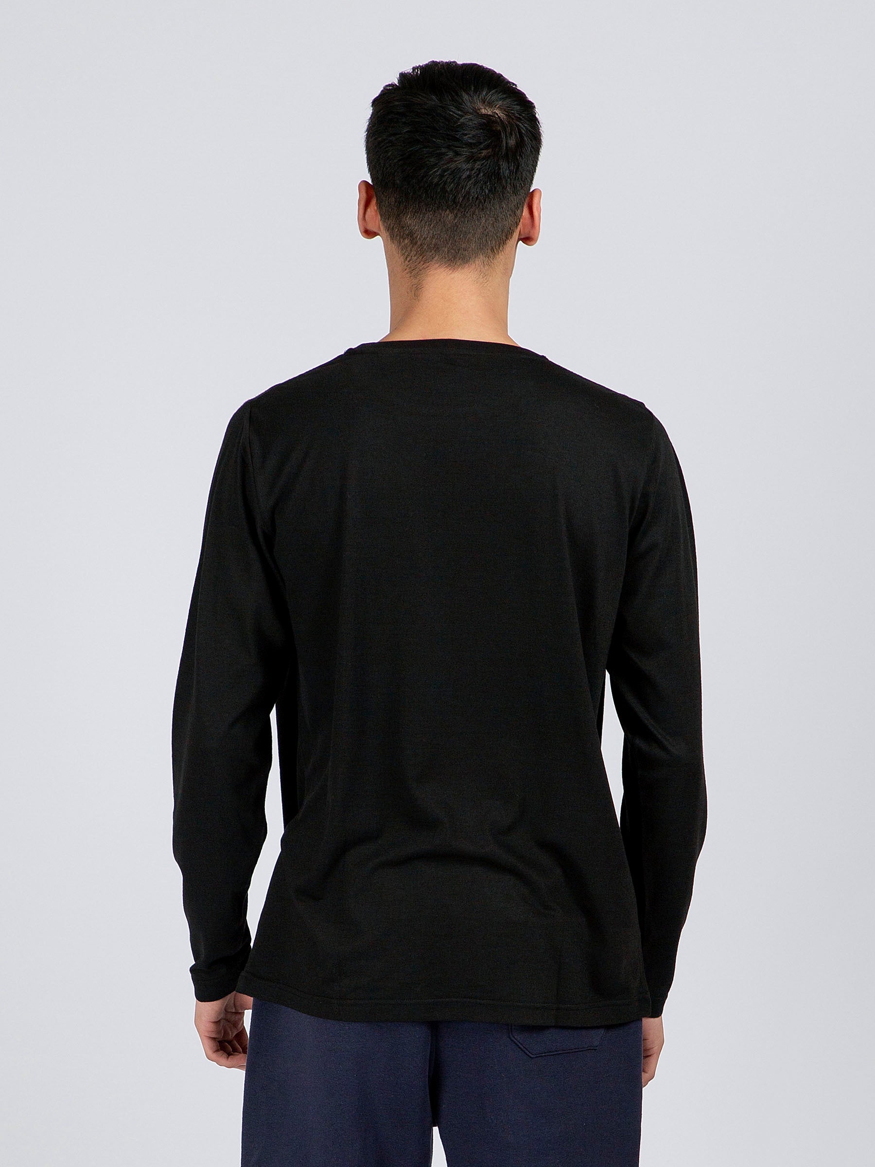 Black Super Soft Long Sleeve T-Shirt