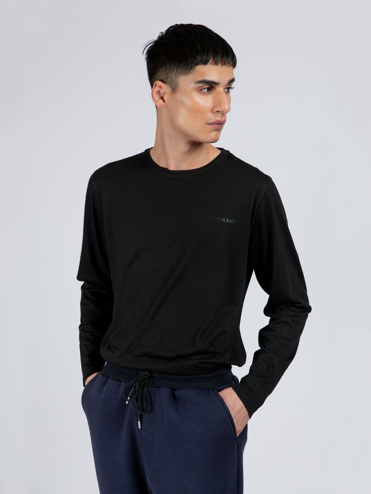 Black Super Soft Long Sleeve T-Shirt