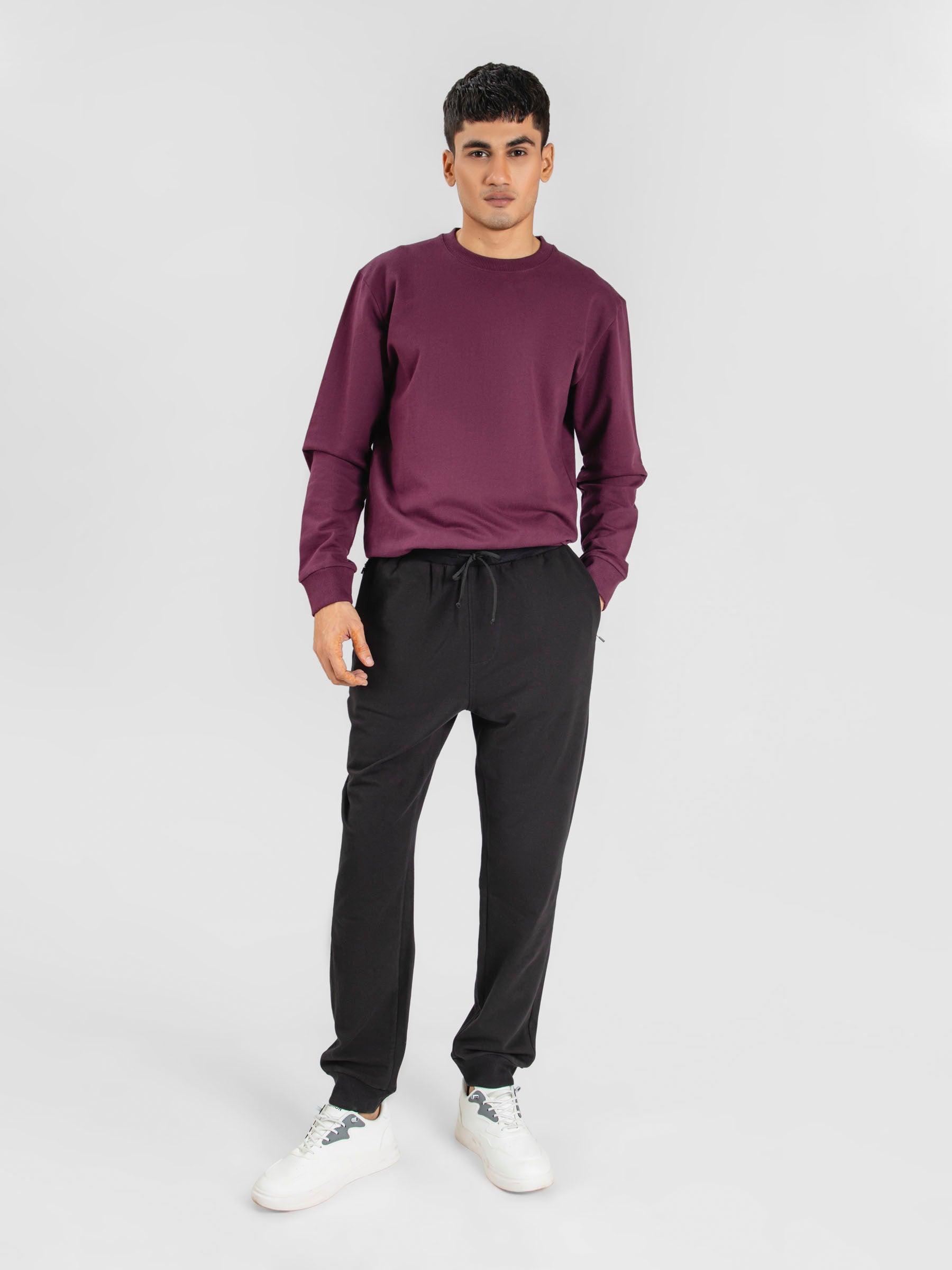 Black Tracksuit Jogger Pajama
