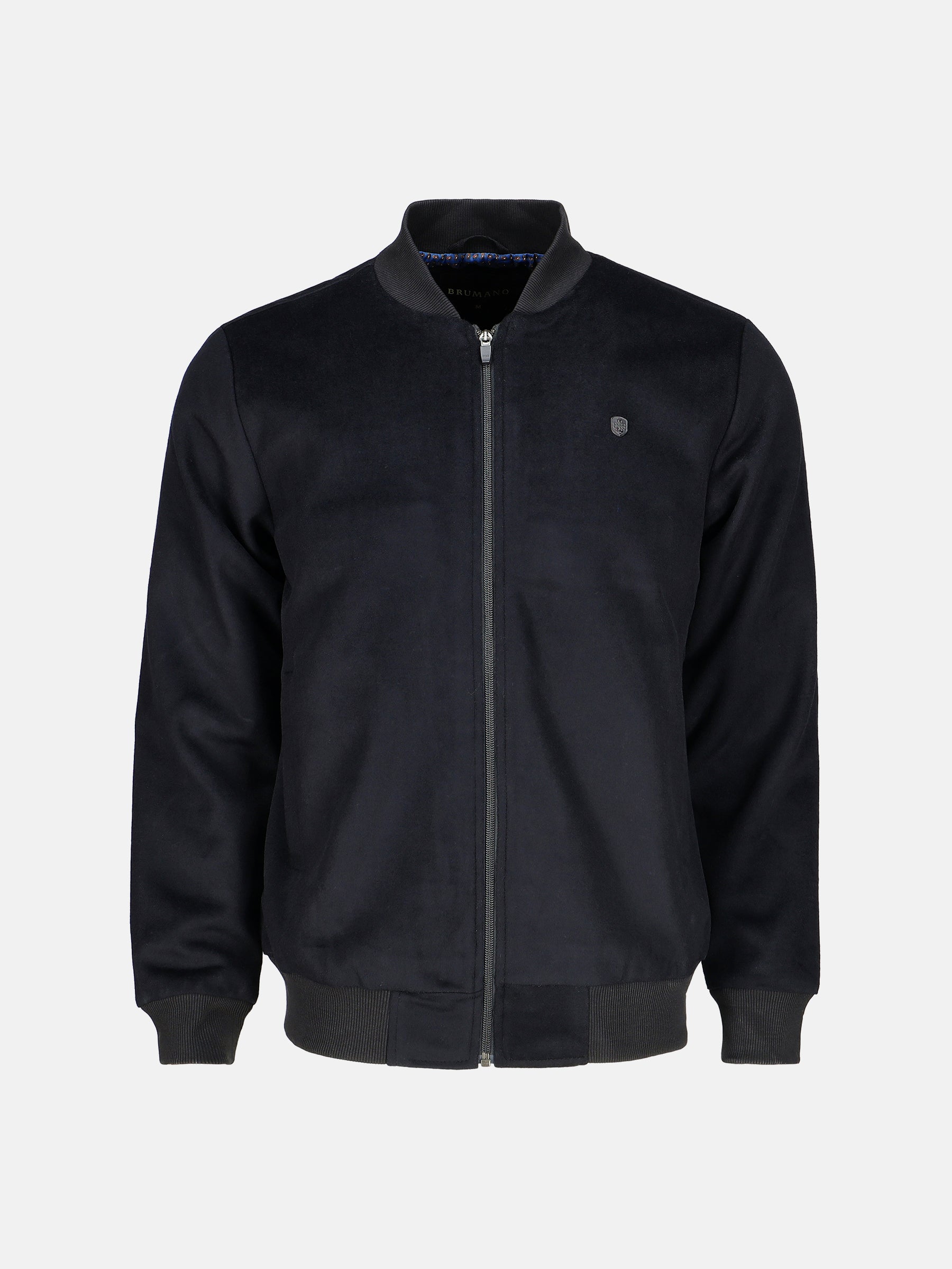 Black Wool Bomber Light Weight Jacket