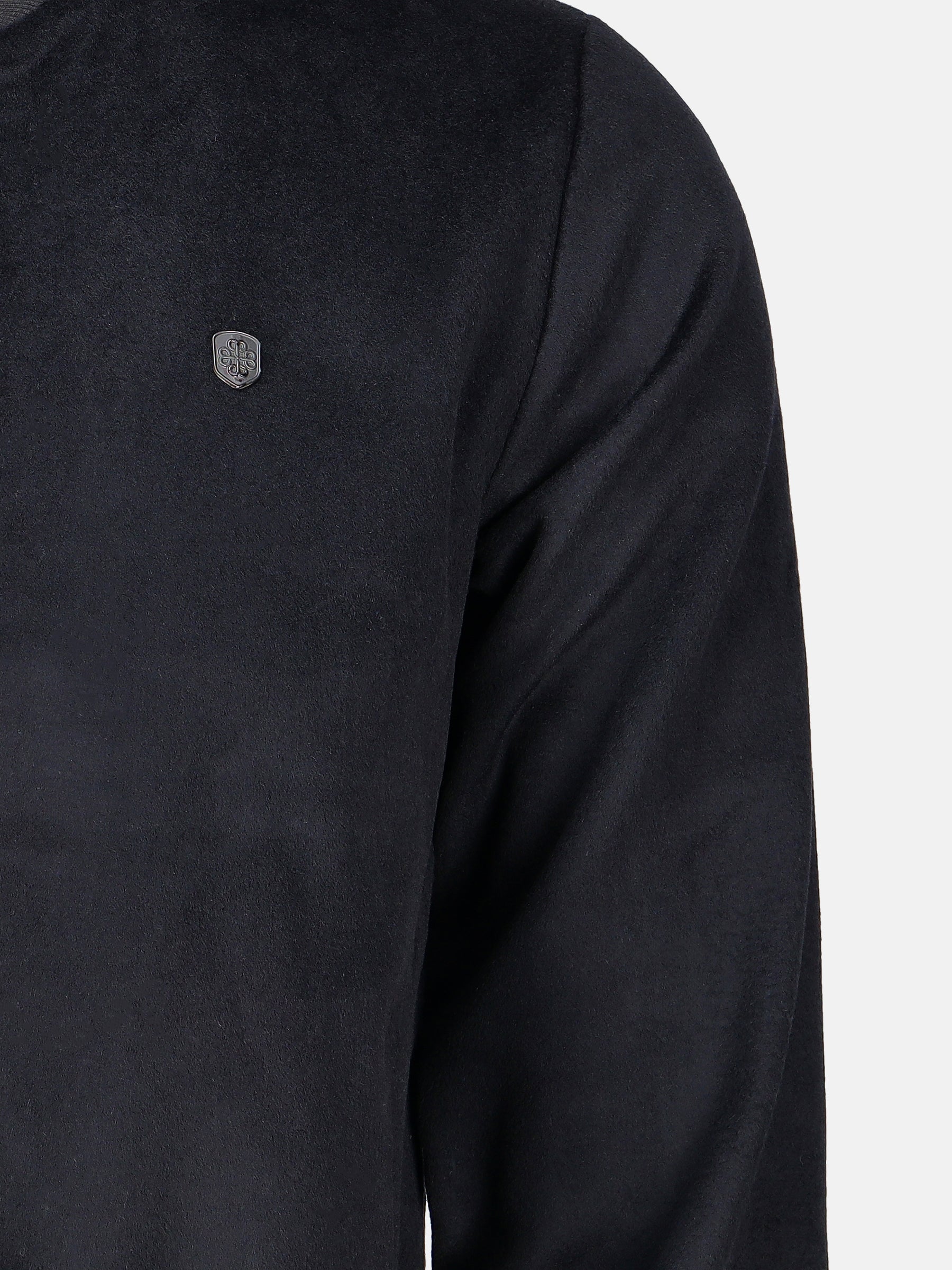 Black Wool Bomber Light Weight Jacket