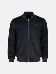 Black Wool Bomber Light Weight Jacket