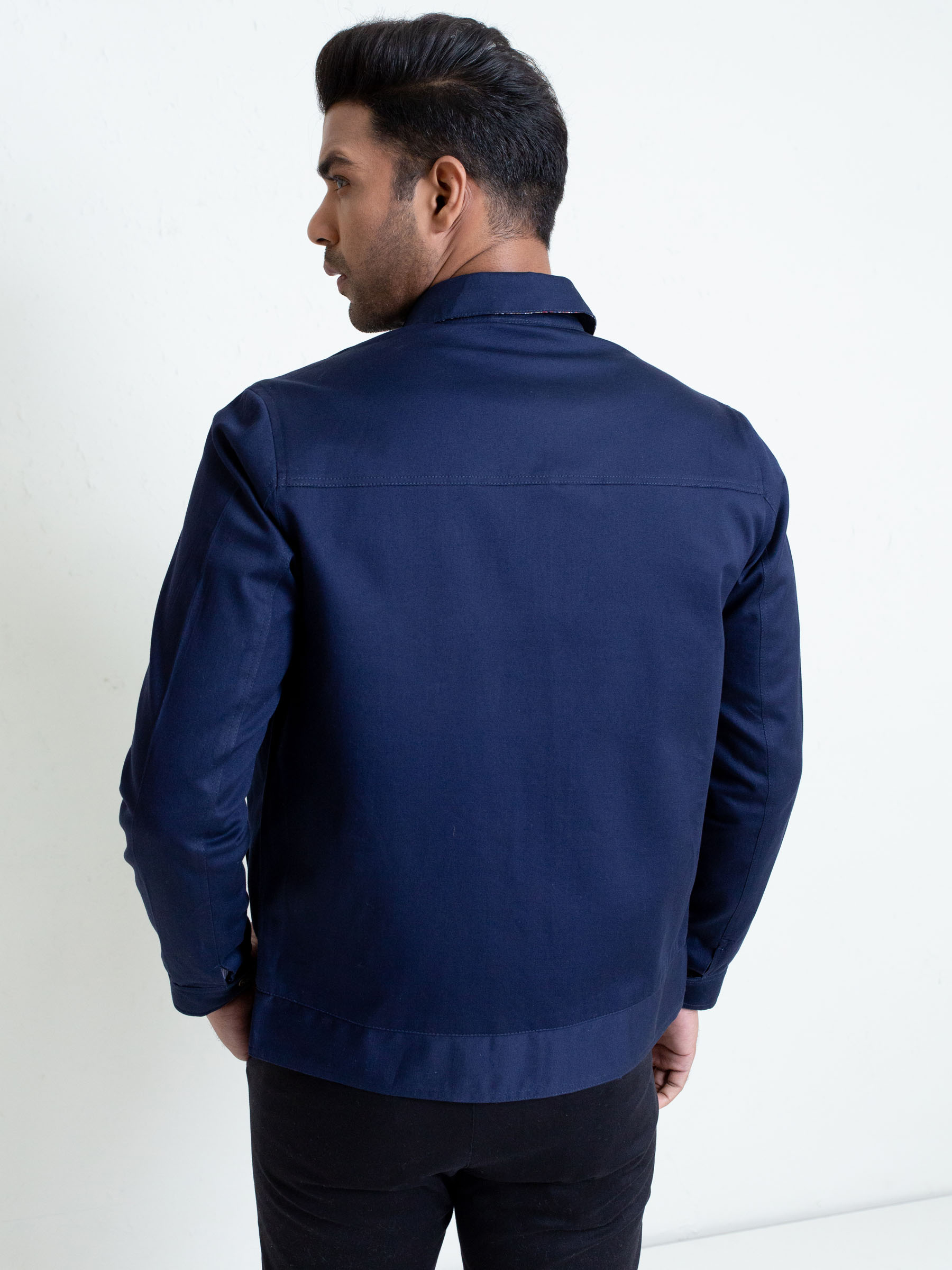 Blue Baracuta Twill Jacket