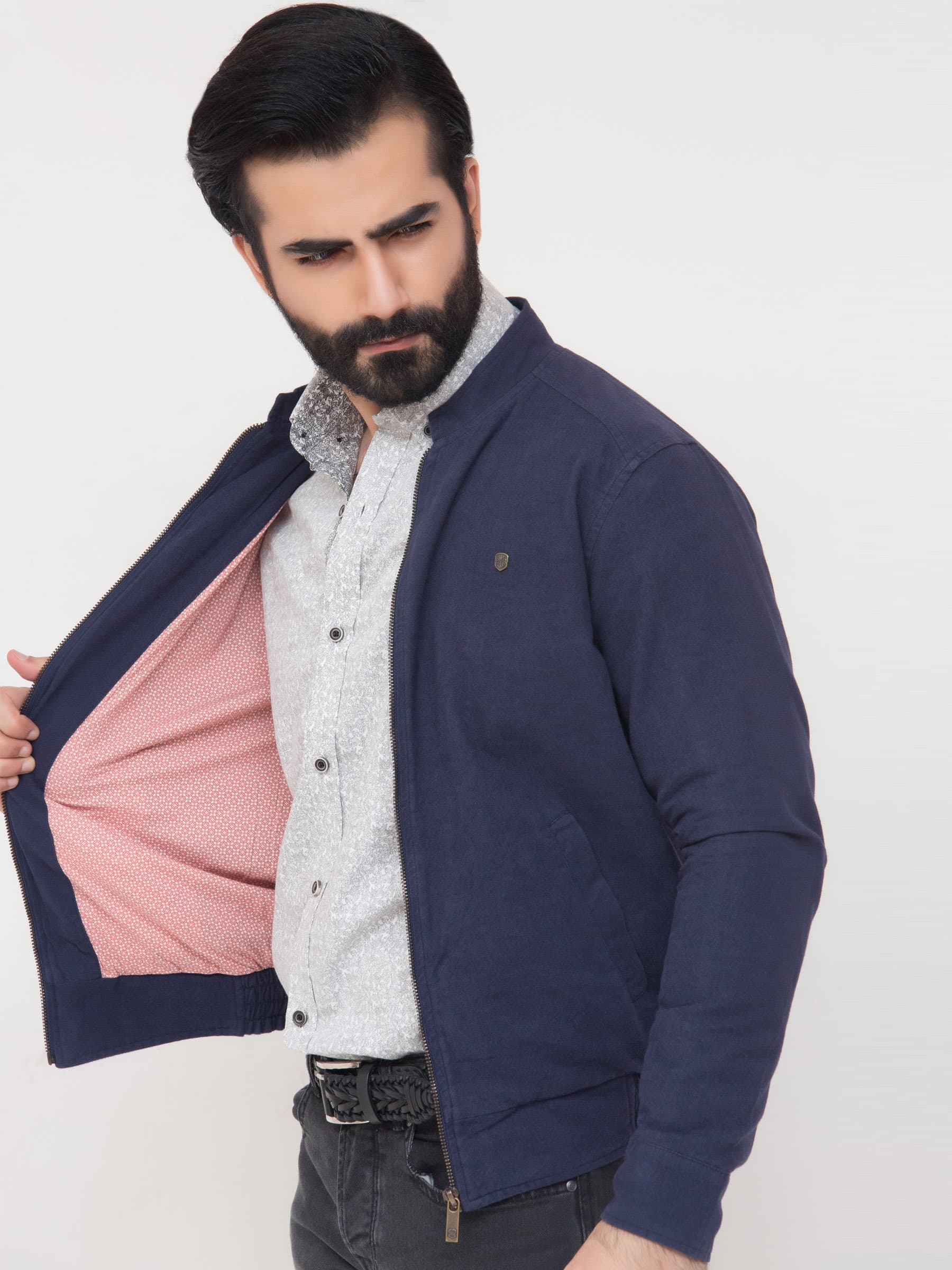 Blue Harrington Jacket