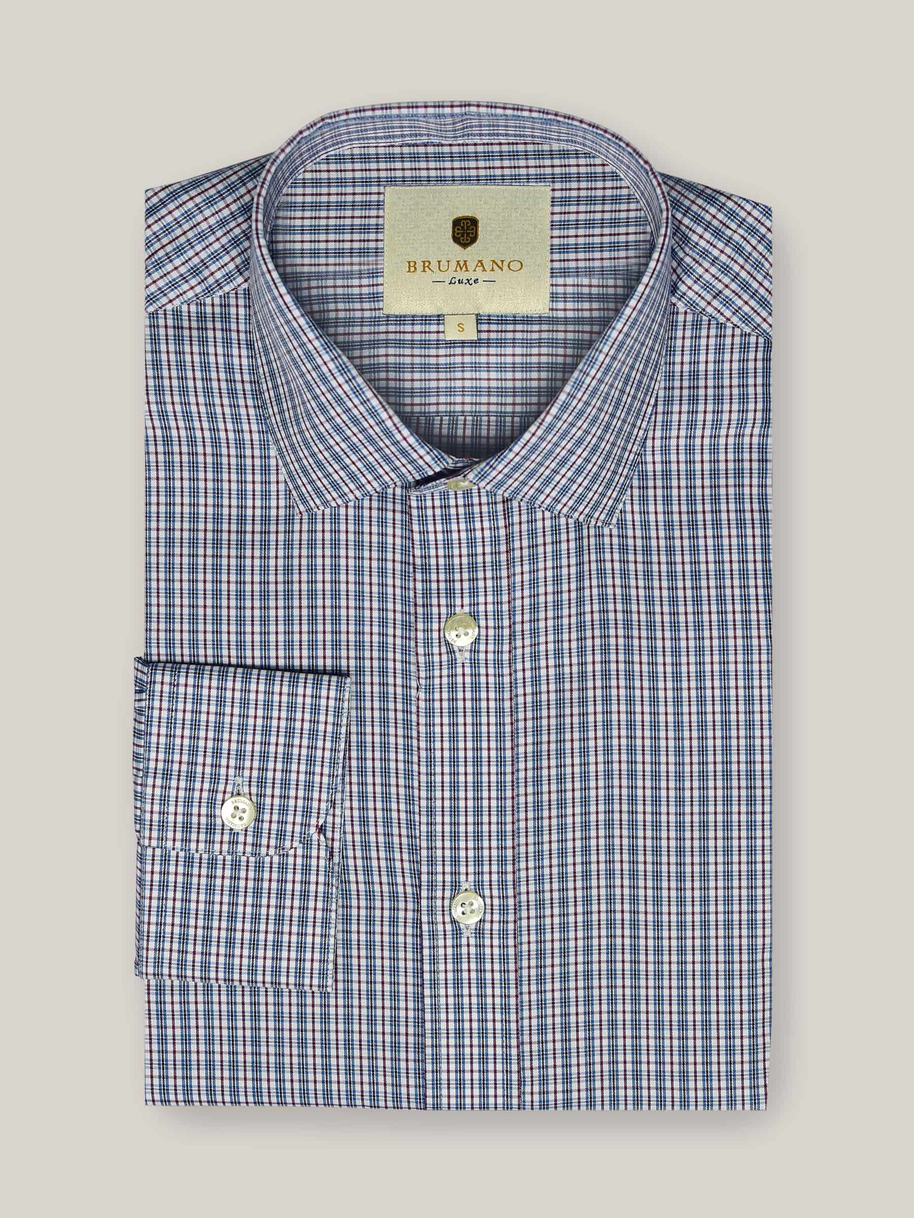 Blue & Purple Formal Shirt